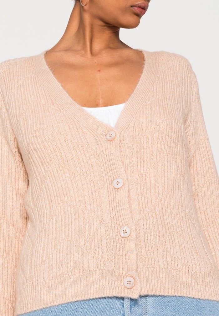 Cardigan ANNA FIELD Anna Field Cardigan Beige Femme | BVC-6682480